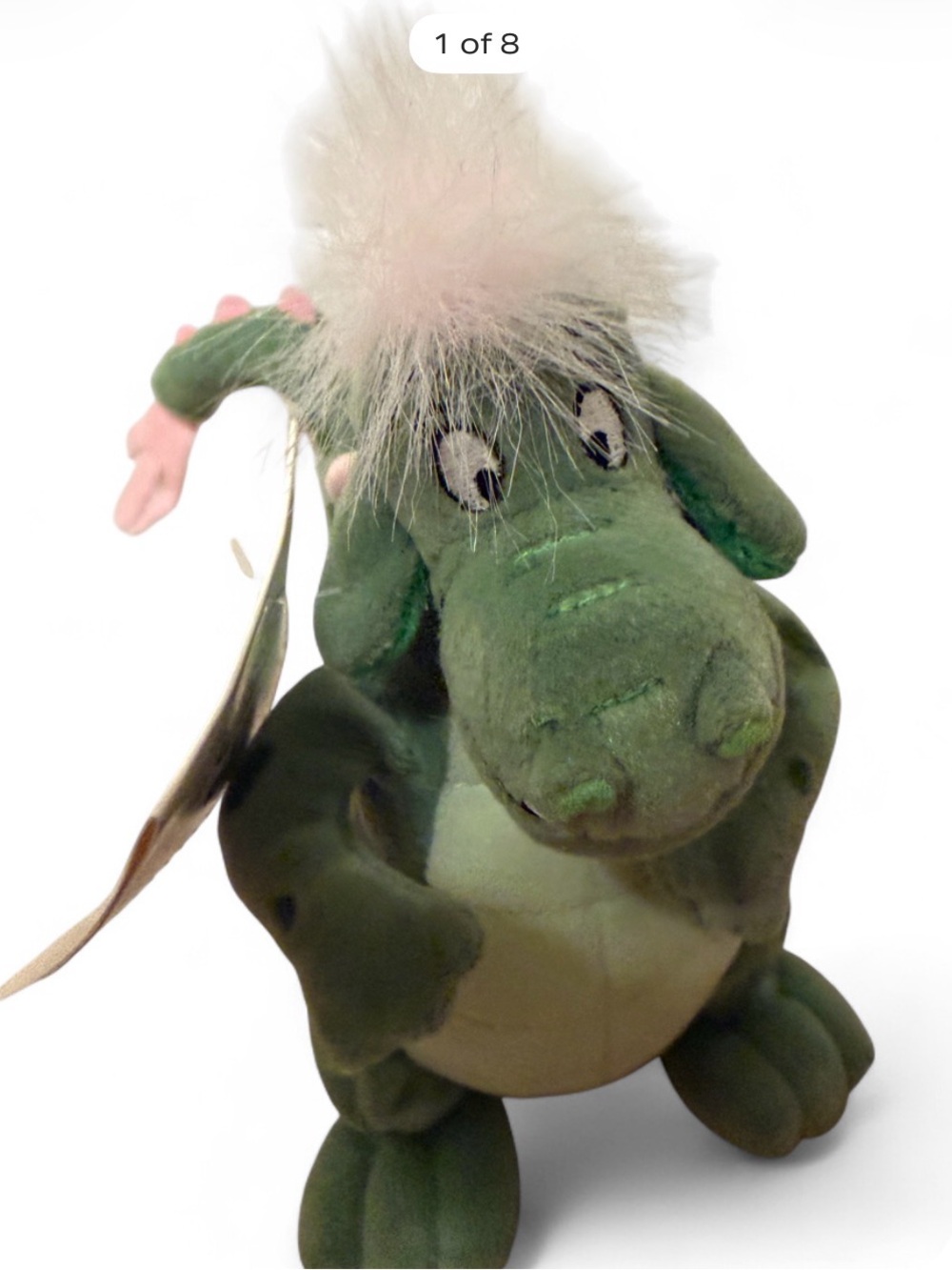 Disney Store Pete's Dragon Elliott bean bag plush vintage 1998 Childhood 8” cute